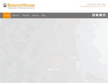 Tablet Screenshot of beaconhouse-events.co.uk